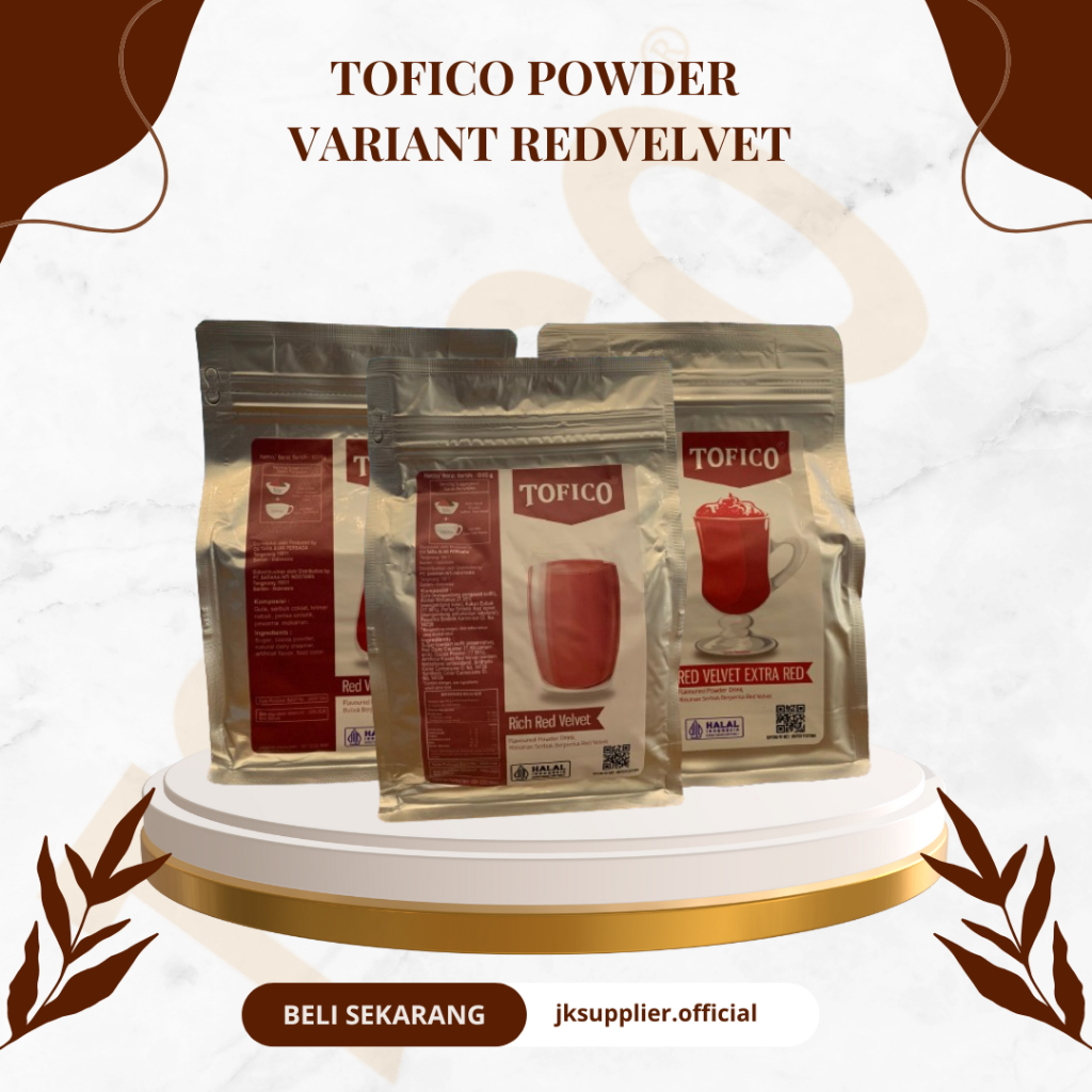 

Tofico Powder Variant Red Velvet 1KG