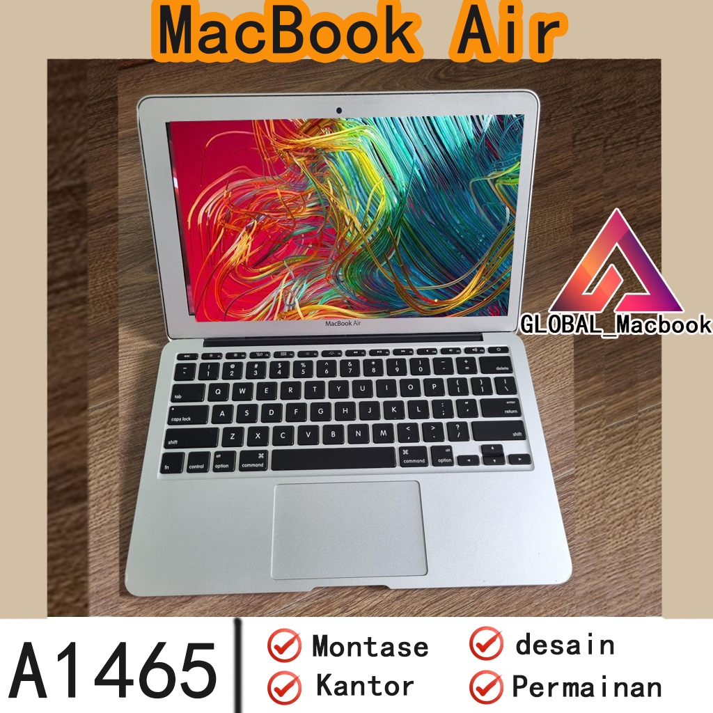 Laptop Apple MacBook Air A1465 Intel Core I5  [ 4/8GB - 128GB / 256GB ] 11.6 Inch Ori bekas