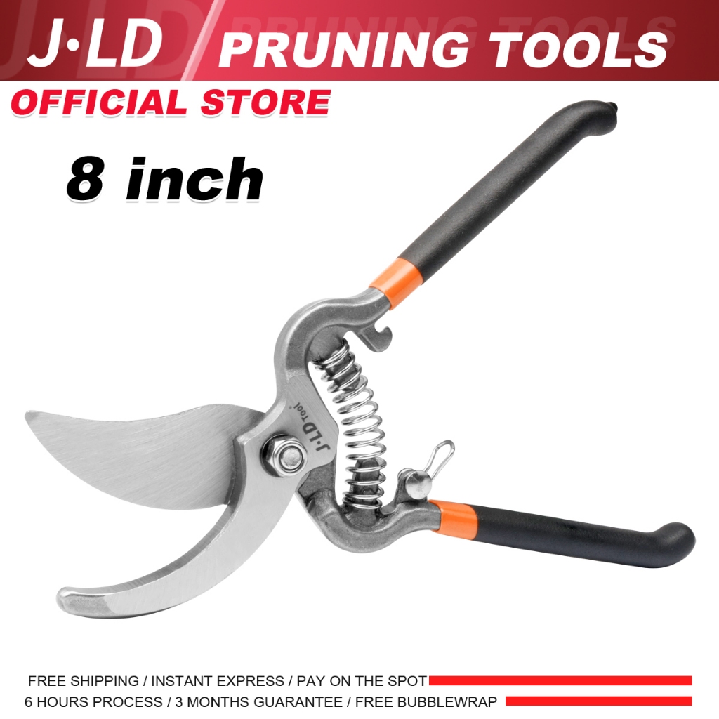 JLD Gunting Potong Dahan Taman SK5 Pruning Shears 8inch Garden Scissors