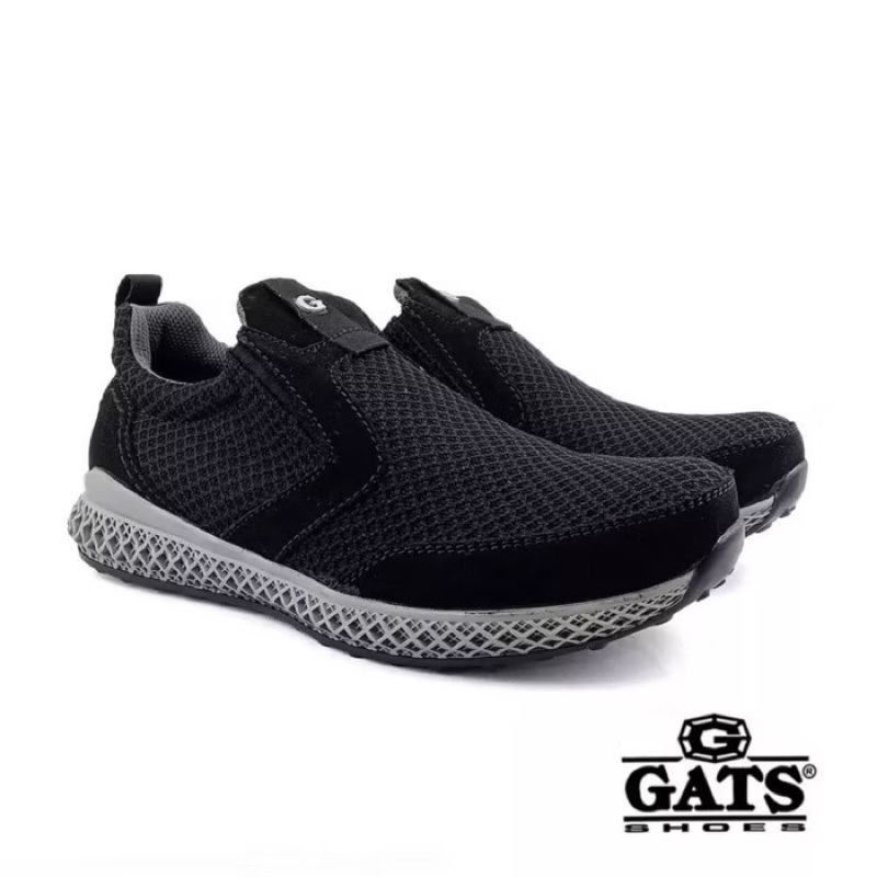 Sepatu Gats - Sepatu Lapangan - sepatu outdor - RN1002 by Gats - Hitam