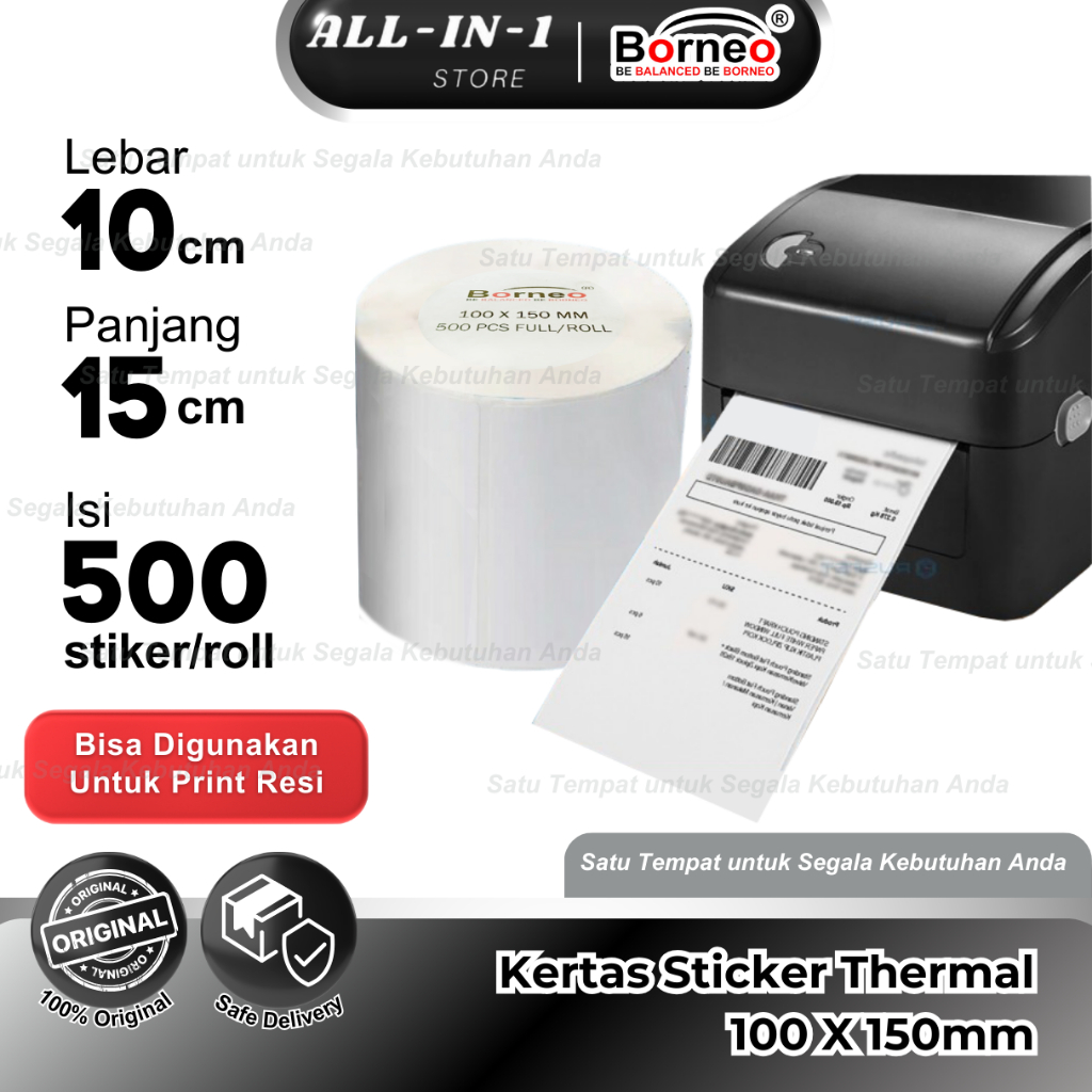 

Kertas Sticker Thermal Borneo 100x150 (500 stc)