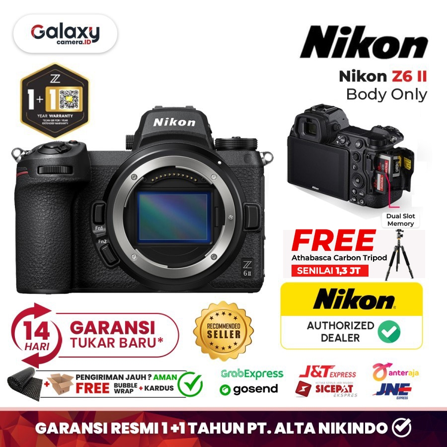 Nikon Z6 II Nikon Z6II Nikon Z6 Mark II Body Only Garansi Resmi