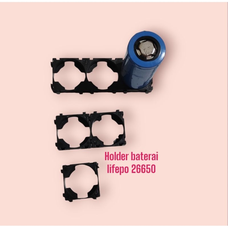 Bracket Holder Baterai Lifepo 26650 1P 2P 3P 26650