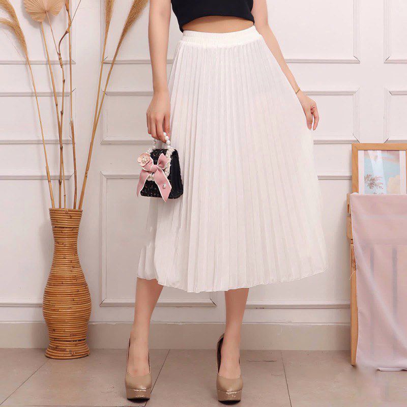 Rok Bludru Plisket Import Premium 7 8/Rok Bludru Pendek/Rok Plisket Velvet