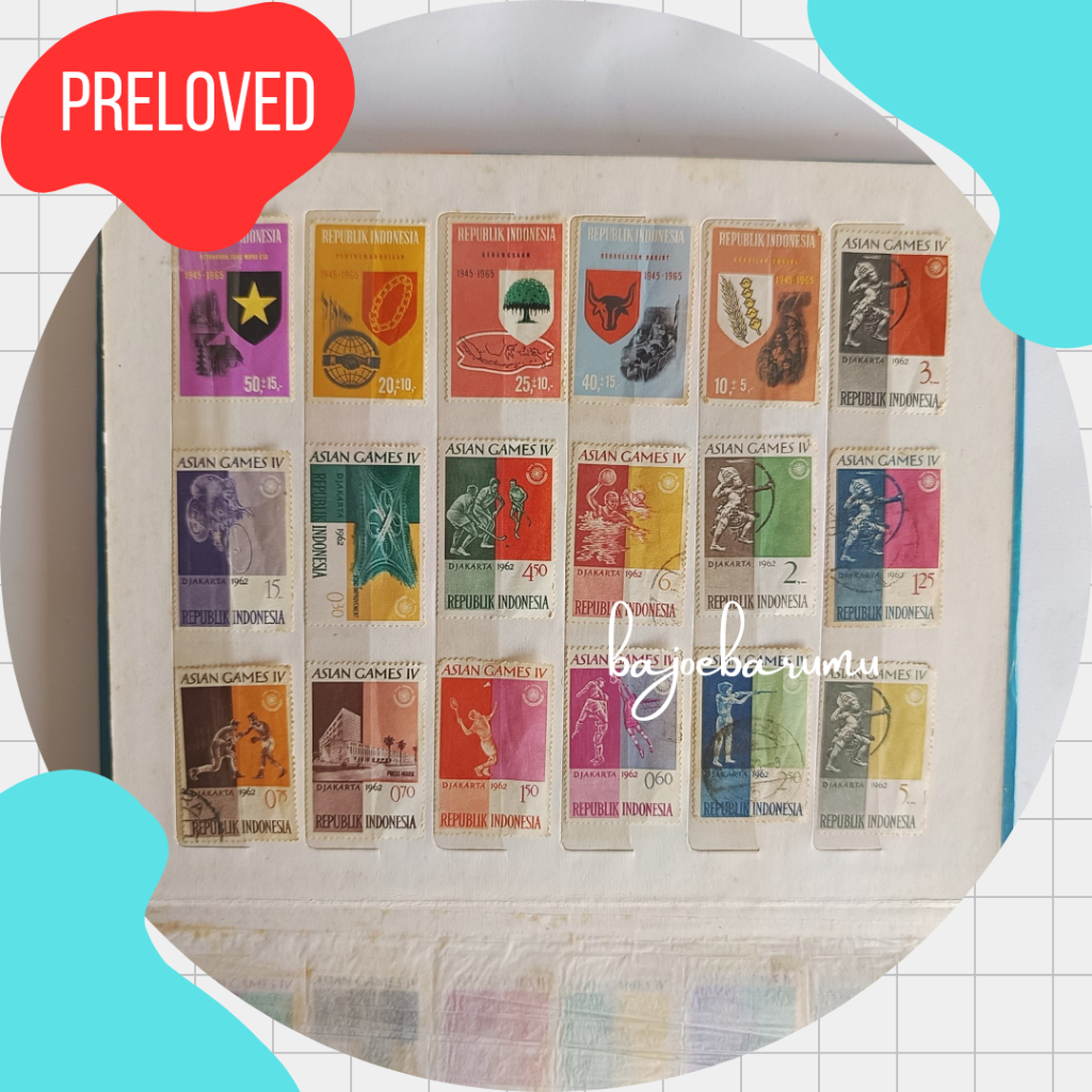 

Koleksi Stamp Album Perangko Prangko Kuno Langka Filateli Jadul Bekas Preloved Indonesia