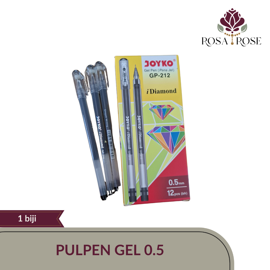 

Pulpen / bolpen / ballpoint / balpoin / pena gel GP-212 i Diamond 0.5 mm JOYKO