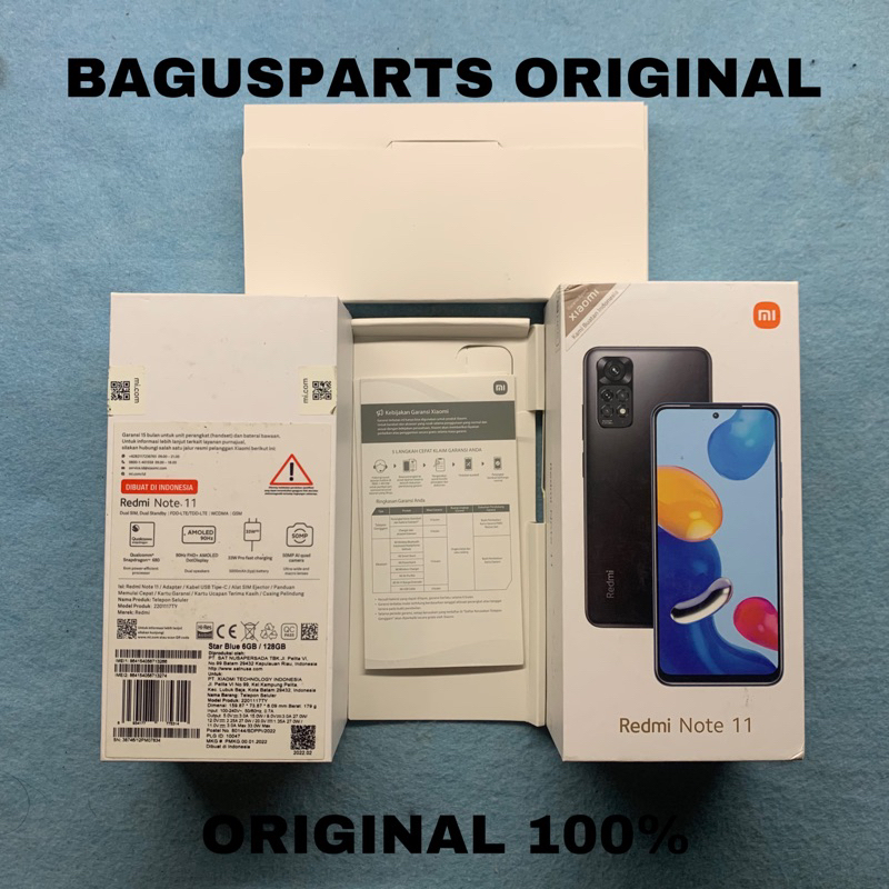 

DUS BOOK KARDUS BOX KARTON XIAOMI REDMI NOTE 11 ORIGINAL COPOTAN