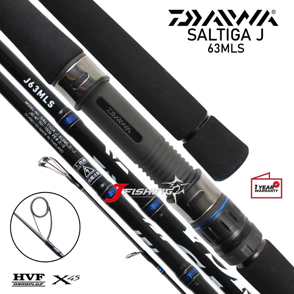 Joran DAIWA Saltiga J | Spinning | OverHead | Jigging | Dasaran | Pilih Ukuran