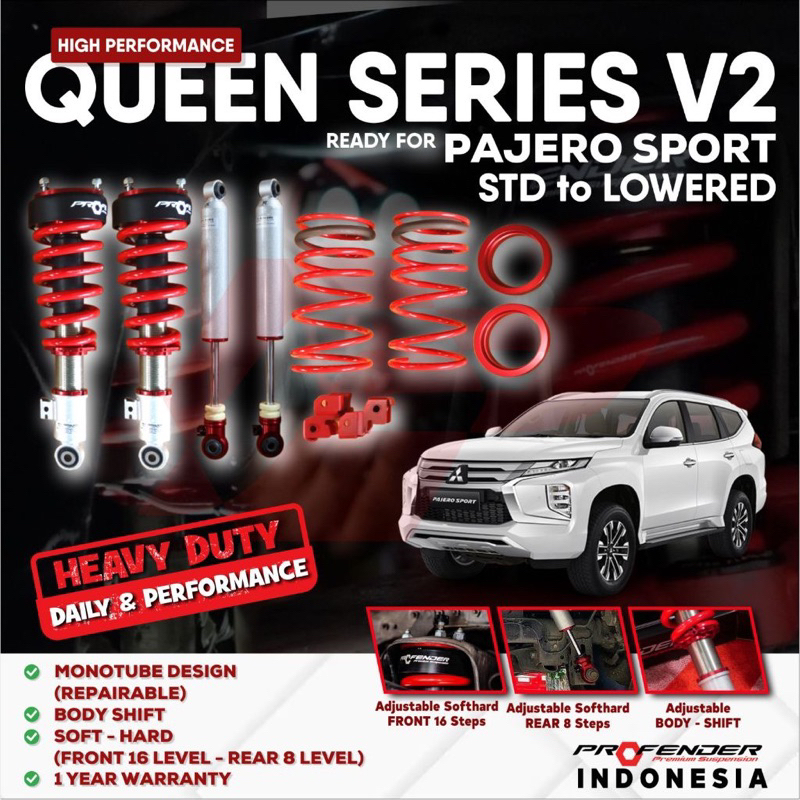 SHOCKBREAKER PROFENDER PAJERO QUEEN SERIES