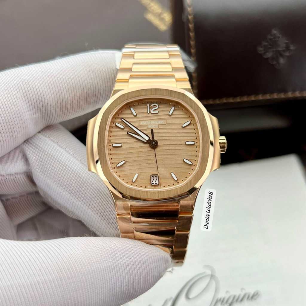 Jam Tangan Patek Philippe 7118 Ladies Rose Dial 35mm Swiss Automatic Factory