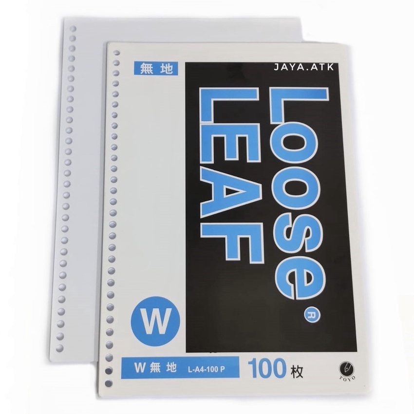 

FG2 KES BINDER LOOSE LEAF A4 3 RING POLOS 1 LBR ISI BUKU RING TOYO