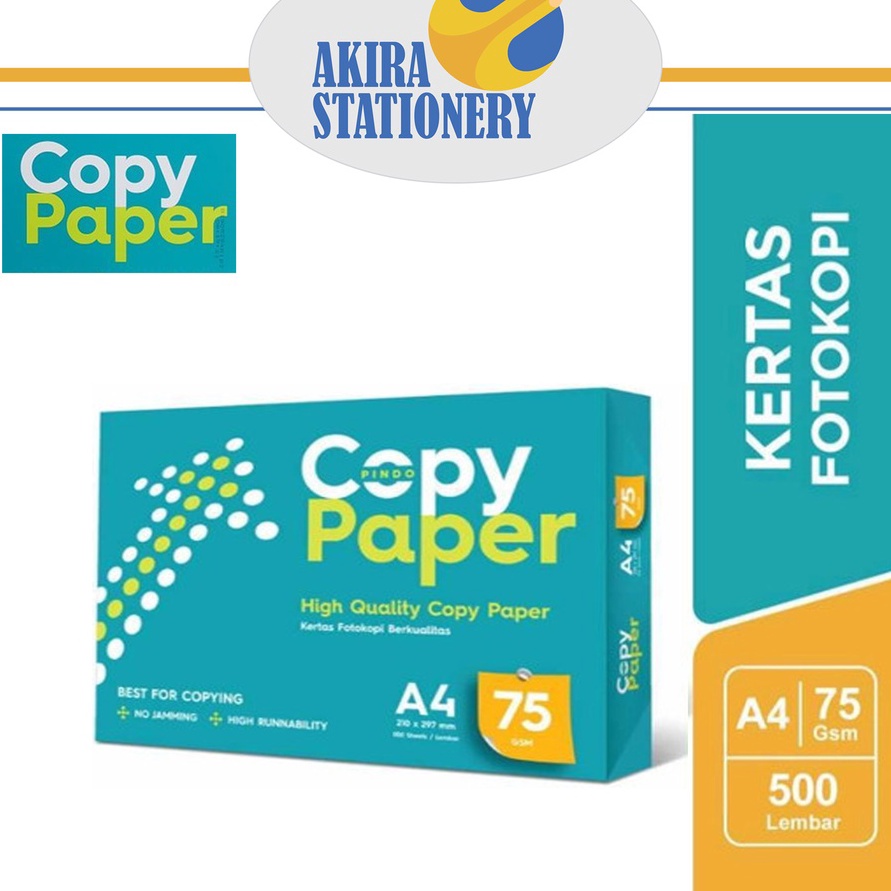 

KI3 KES HVS A4 75 GSM COPY PAPER 1 RIM LEMBAR