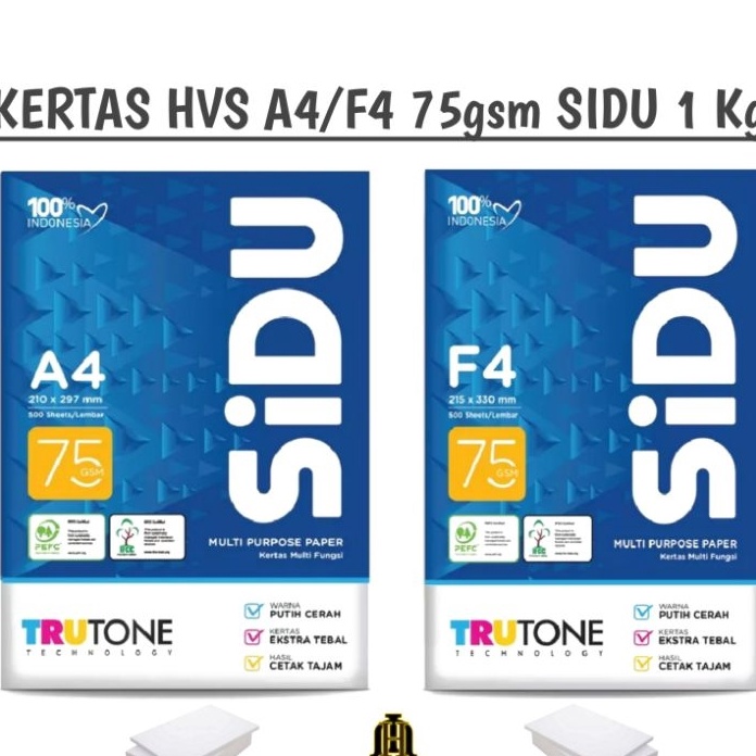 

KP8 KES A4F4 75GSM 1 KG SIDU Sinar Dunia