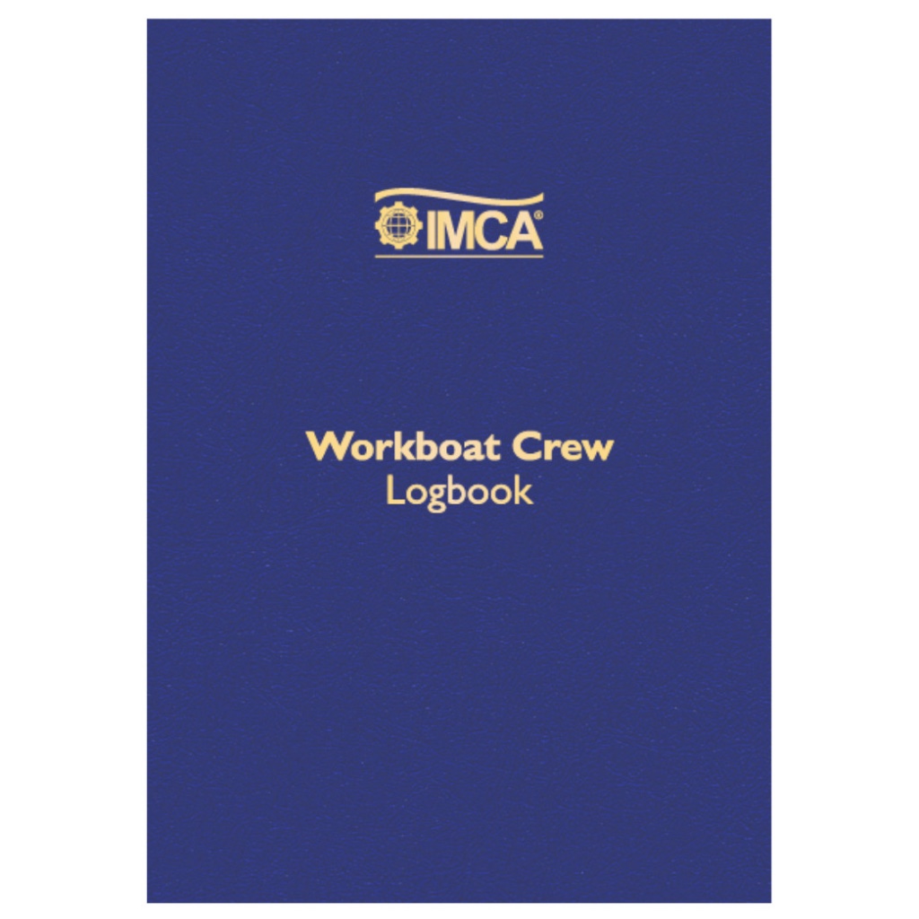 Buku IMCA Workboat Crew Logbook IMCA Logbook