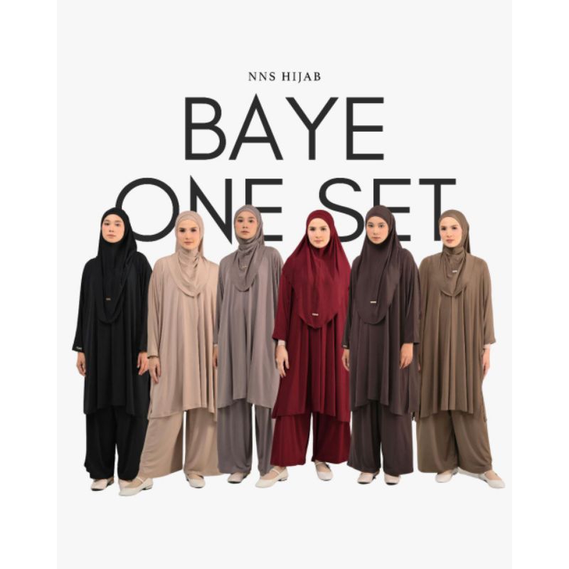 Baye one set by NNS Hijab 100% original