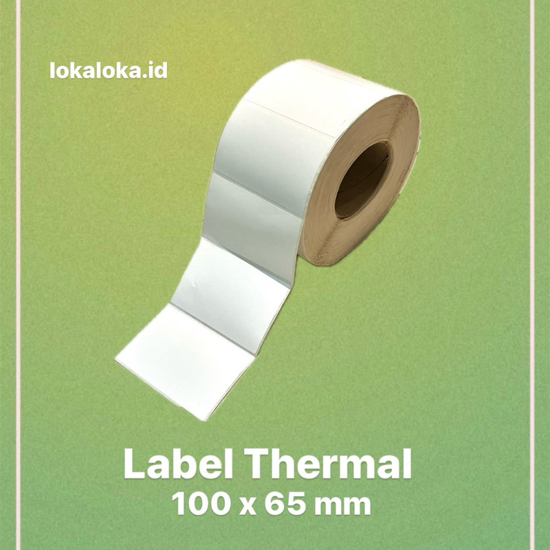 

Kertas Label Thermal 100 x 65 mm / 10 x 6.5 cm