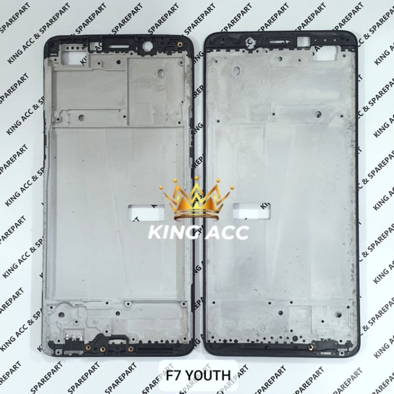 FRAME BEZZEL DUDUKAN LCD TULANG TENGAH OPPO F7 YOUTH