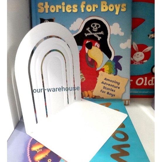 

Terbaik HOSSLA Pembatas Buku Penahan Buku Penahan Buku Book End Putih