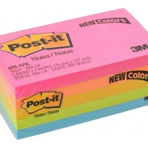 

KF7 POST IT 3M 655 WARNA PCS