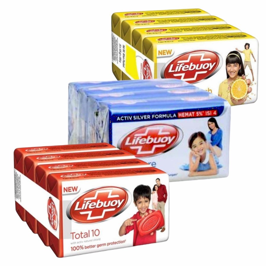 Lifebuoy Sabun Batang Mild care 110gr isi 4