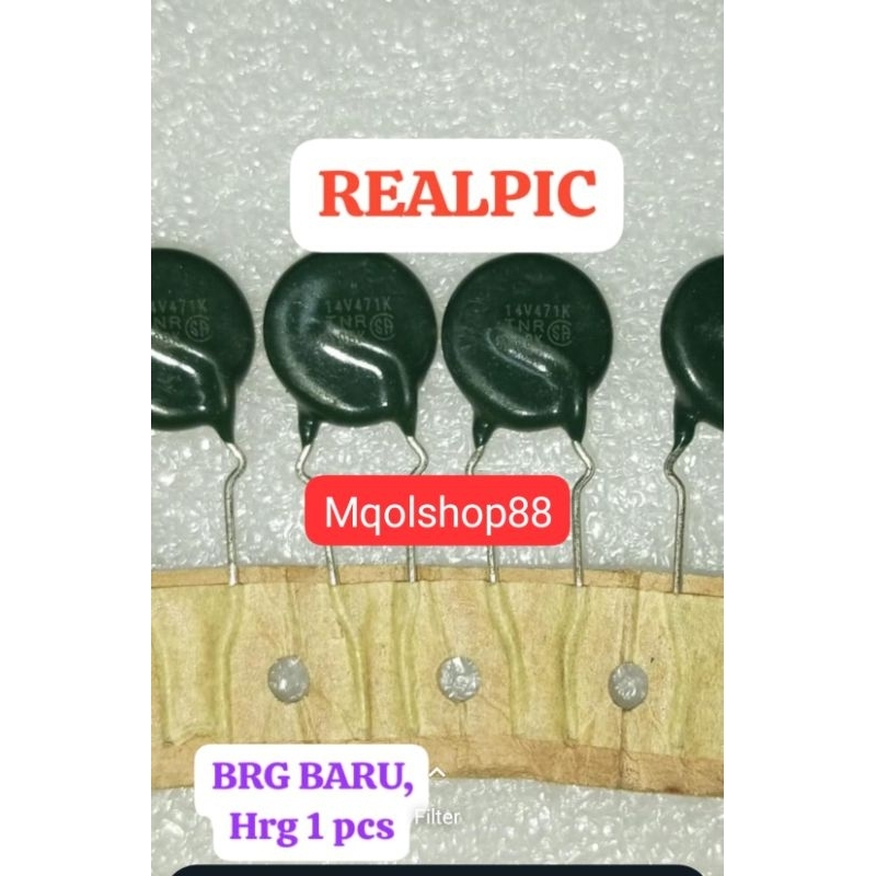 Hrg 1 pcs VARISTOR 471K 14V TNR METAL ORIGINAL 14v471K 14V471