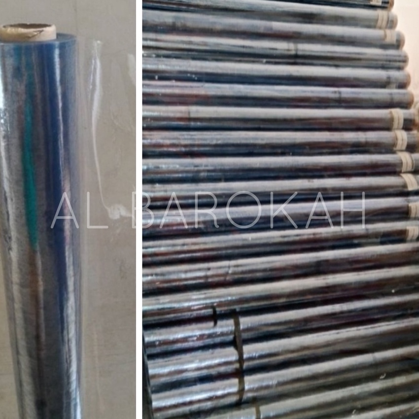 

FG2 Plastik Mika Bening Lentur ROLL Tebal 5 mm Plastik Wrapping