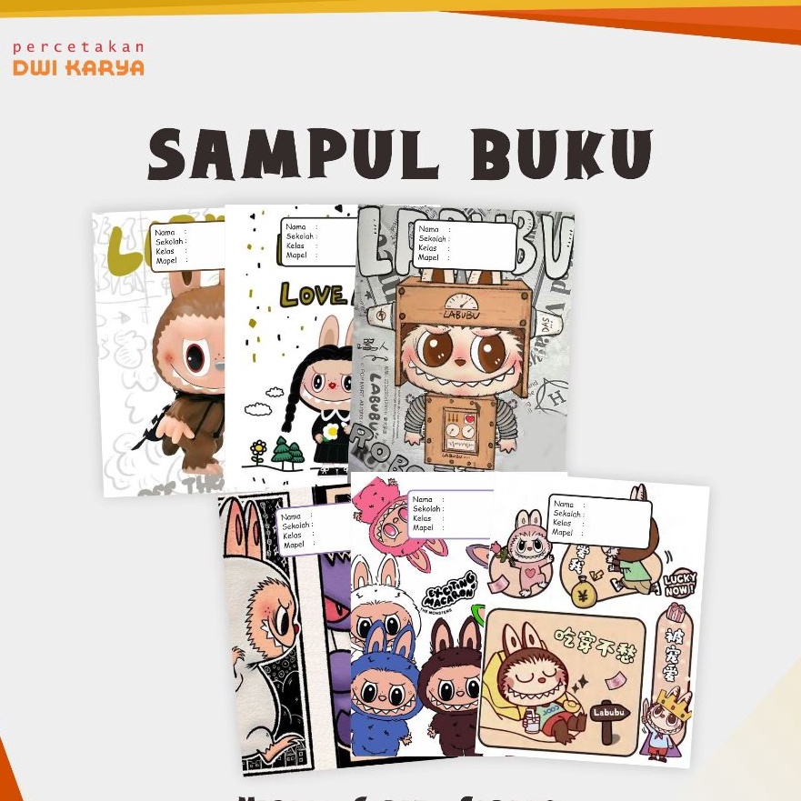 

Bonuskan SAMPUL BUKU TEMA LABUBU 6 LEMBAR SAMPUL BUKU AESTHETIC