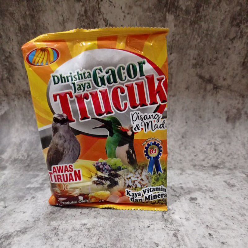Voer Gacor Trucuk Pisang Madu Dhrista Jaya  Pakan Burung