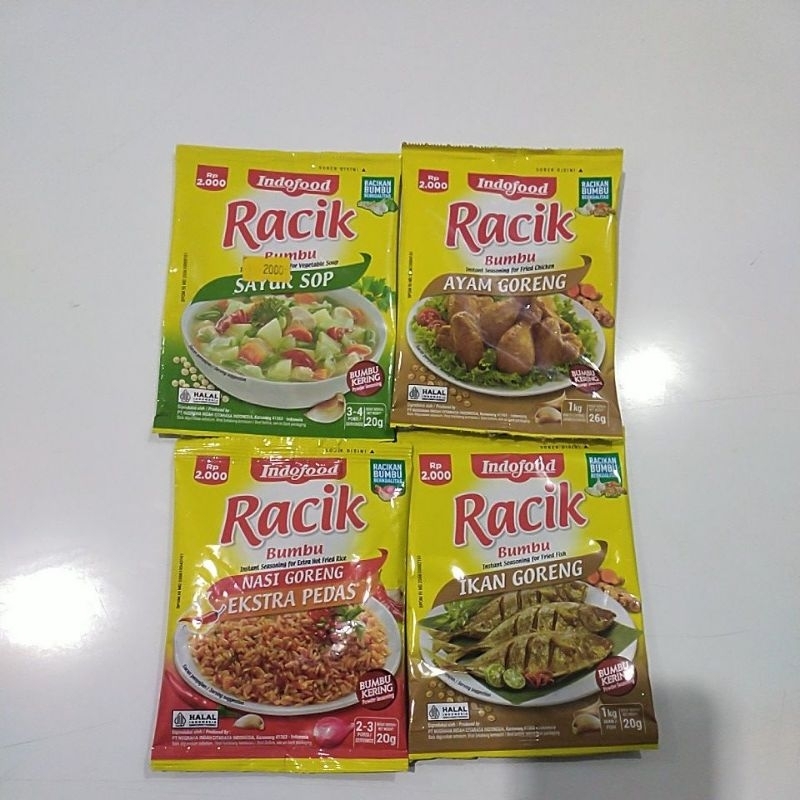 

Racik Indofood Ayam Goreng, Sayur Sop, Ikan Goreng, Nasi Gareng