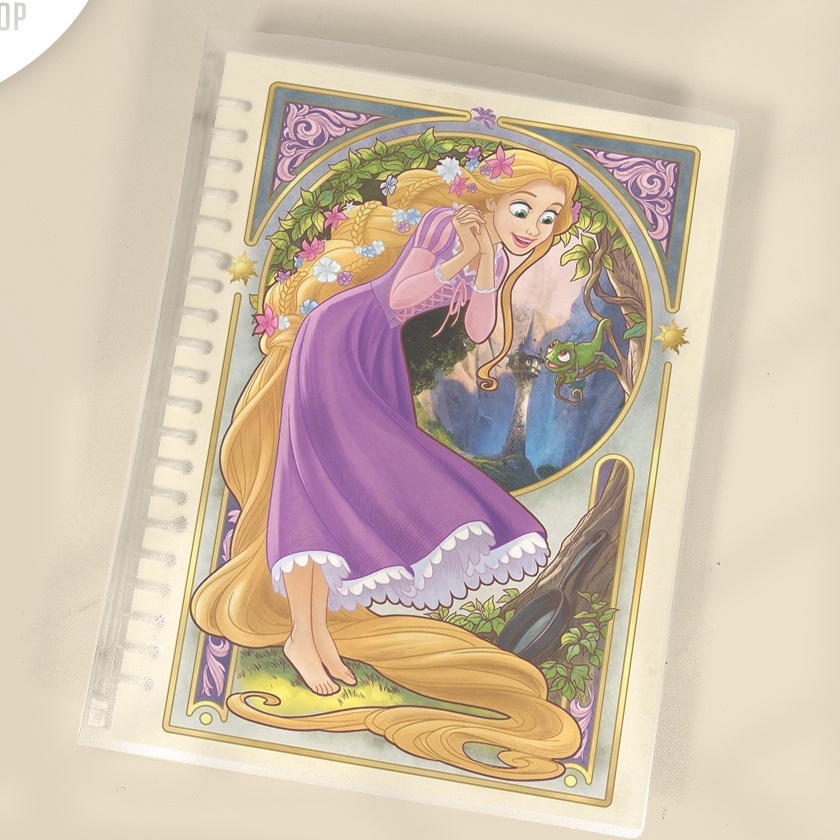 

Langka Binder A5 Princess Rapunzel Loose Leaf Aesthetic Notebook Planner Buku Diary Notes Ring Book Buku Weekly Monthly Yearly Agenda Journal Aestetik Lucu Kawaii Mmalist Korea Refill