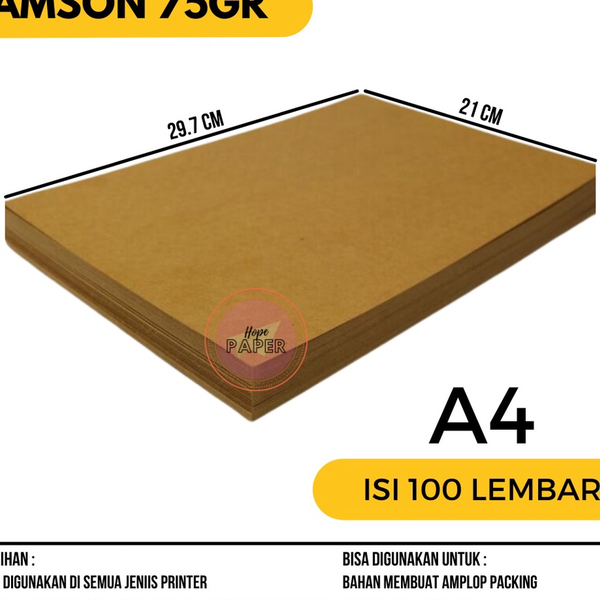 

HJ6 Kes Samson A4 isi 1 lembar Kes Samson Cokelat A4 Kes Samson Coklat A4