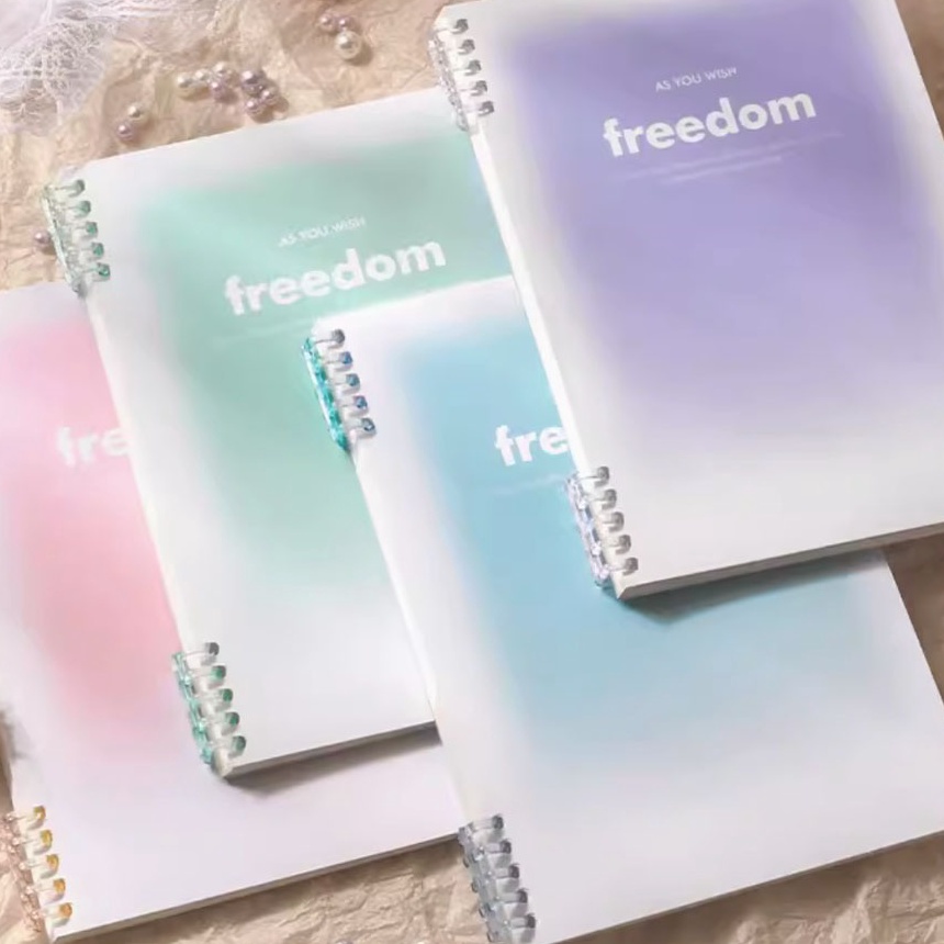 

Istimewa Buku Catatan A5 B5 Buku Tulis Sekolah Lucu Ring Notebook Aesthetic Lose Leaf Binder