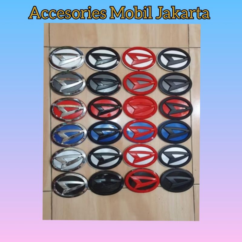 Emblem Logo Cover Tutup Ban Serep Daihatsu Terios Kaki 2 2015-2017