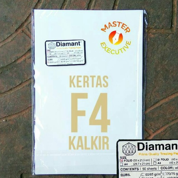 

Grosir Pak 5 Lembar Diamant Kes Kalkir Folio Prima Quality Tracing Paper 885 grm2