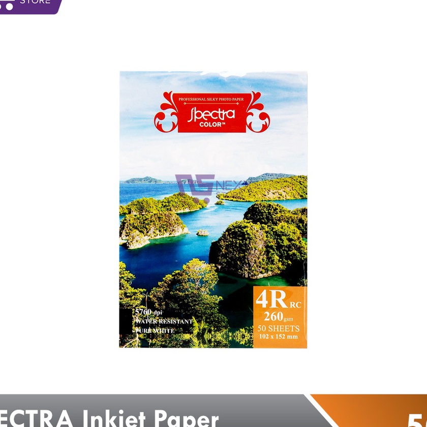 

Terbaru SPECTRA RC Inkjet Paper Silky 4R 26 gsm