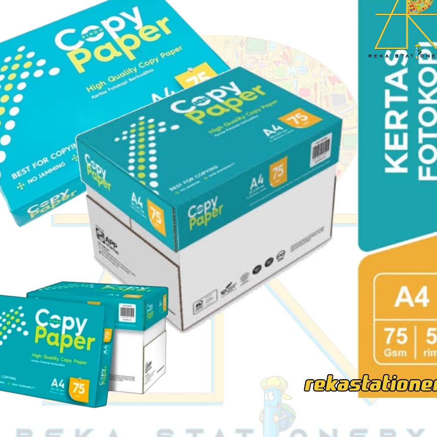 

HJ6 KES HVS COPY PAPER A4 75 GSM ISI