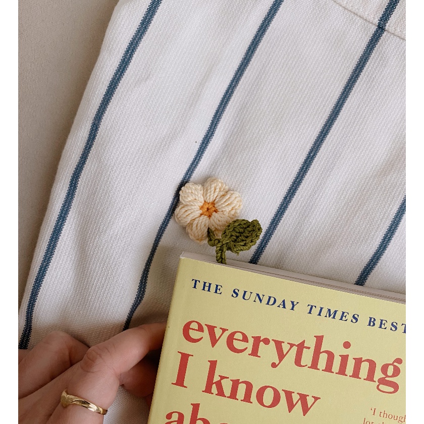 

KP8 AKSA Flower Bookmark Selipan Buku Pembatas Buku Souvenir