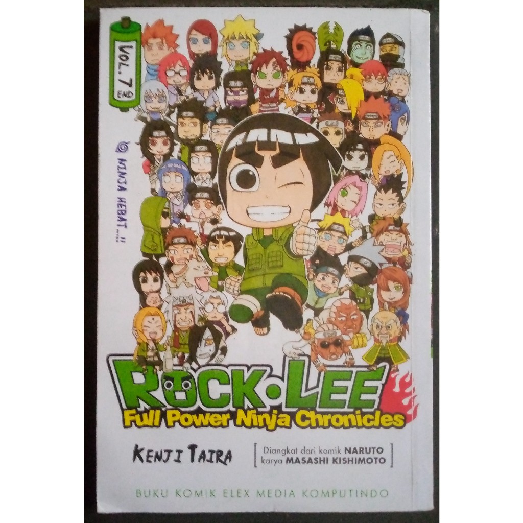 Komik Rock Lee - Full Power Ninja Chronicles 7 (Kolpri)