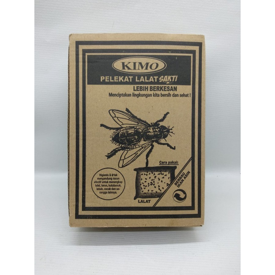 LEM LALAT KERTAS COKLAT  LEM PERANGKAP LALAT LEM KECOA CICAK KUTU BUSUK LARON