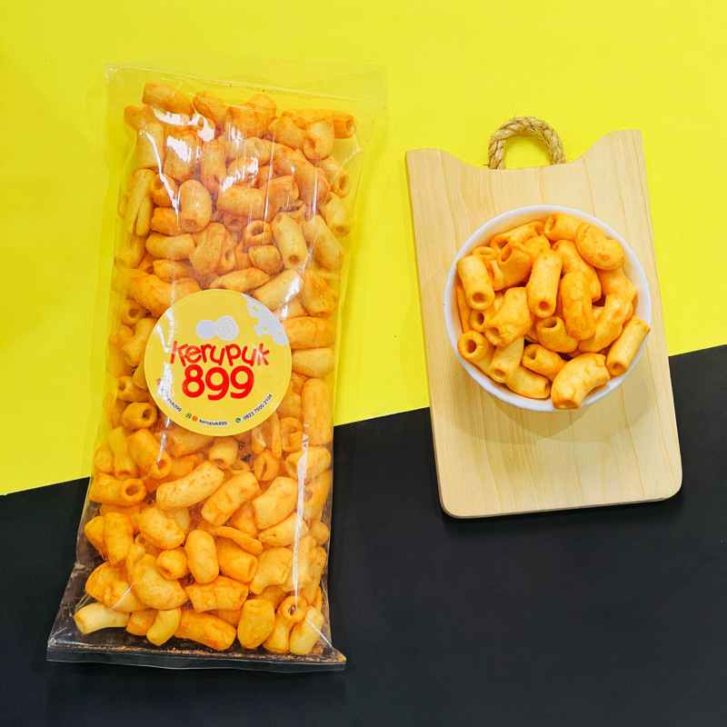 

MAKARONI JUMBO BALADO SNACK MACARONI BESAR ASIN PEDAS RENYAH 200 GRAM