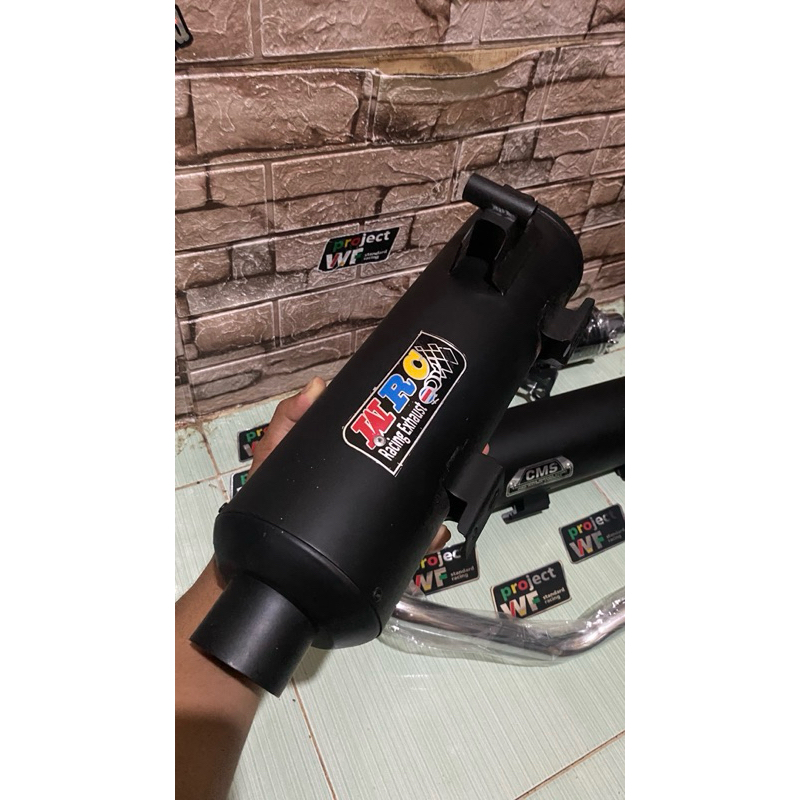 Knalpot WRC std racing copy cms sarteng beat mio vario scoopy