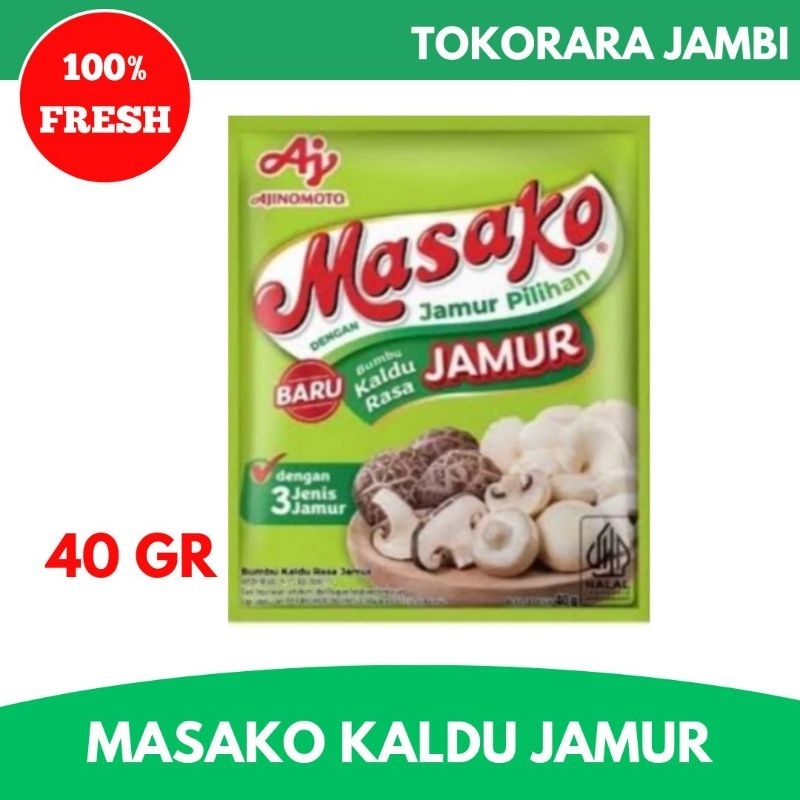 

Masako kaldu jamur 40gr-Tokorara.jambi