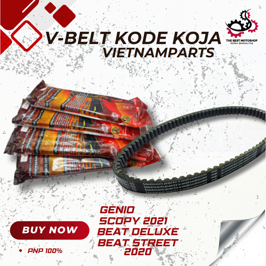 V-BELT VANBELT BEAT DELUXE GENIO BEAT STREET 2021 DLL KODE KOJA