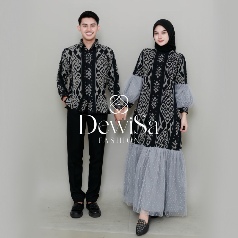 [TENUN ETNIK] Baju Tenun Couple Kemeja Tenun Dress Tenun Baju Kondangan Baju Pesta Baju Muslim Tenun