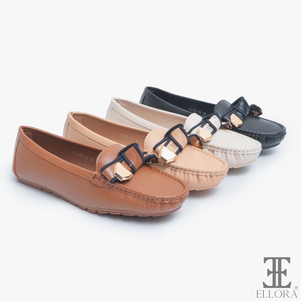 Recomended ELLORA EL 2893 Sepatu Flat Wanita Loafers Kerja