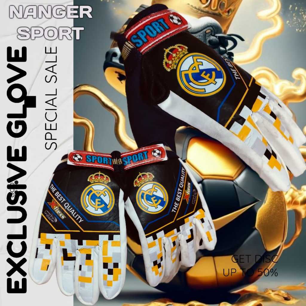 Sarung Tangan Kiper Bola - Goal Keeper Glove - sarung tanang kiper anak murah/sarung tangan kiper