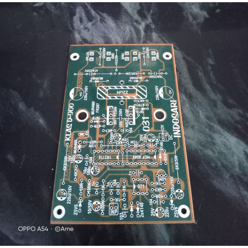 PCB Class D Power Amplifier D-900 Type 031
