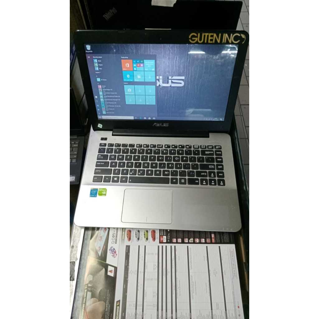 Laptop Notebook Asus x455 i3-5005 Gen 5 doble vga intel nvdia SSD 128G Hd 500G