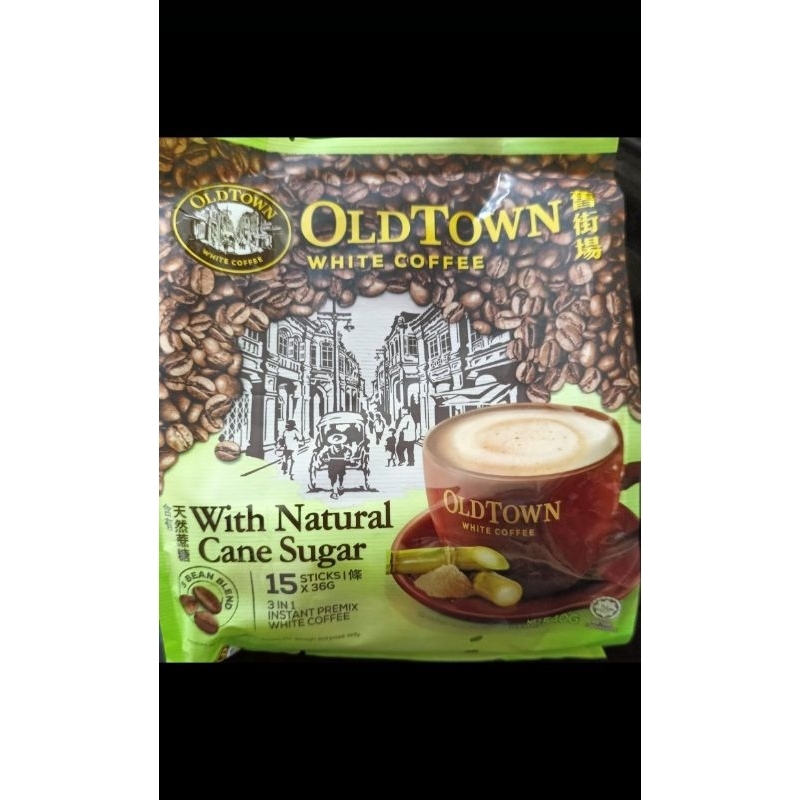 

Old town white coffee cane sugar