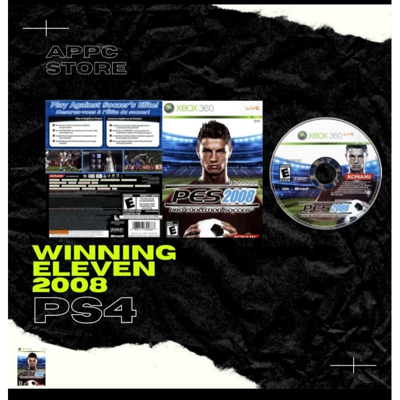 BD KASET WINNING ELEVEN 2008 XBOX 360 NTSC J